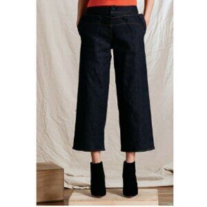 NEW Harvey Faircloth Cropped Wide Leg Sailor Pants